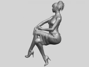 naked girl h08 3D Print Model