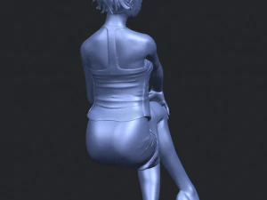 naked girl h08 3D Print Model