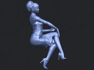 naked girl h08 3D Print Model