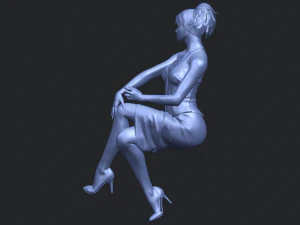 naked girl h08 3D Print Model