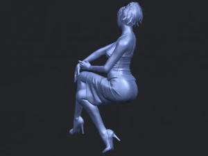 naked girl h08 3D Print Model