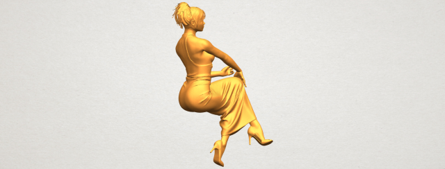 naked girl h09 3D-Druckmodell .c4d .max .obj .3ds .fbx .stl .blend 