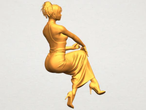 оголена дівчина h09 3D Принт Модель