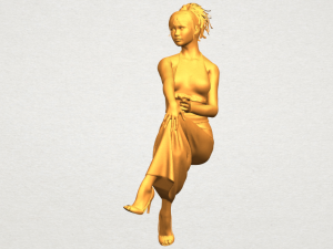 naked girl h09 3D-Druckmodell
