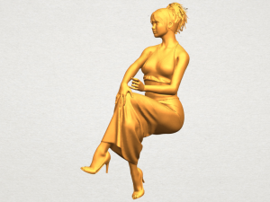 naked girl h09 3D-Druckmodell