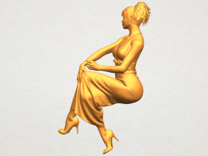 naked girl h09 3D-Druckmodell
