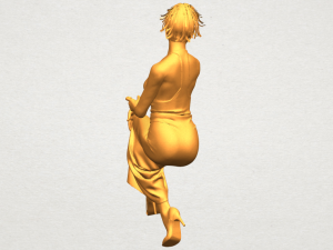 naked girl h09 3D-Druckmodell