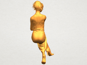 naked girl h09 3D-Druckmodell