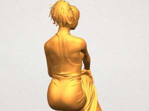 naked girl h09 3D-Druckmodell