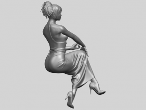 naked girl h09 3D-Druckmodell
