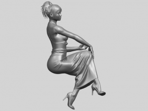 naked girl h09 3D-Druckmodell