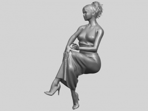 naked girl h09 3D-Druckmodell