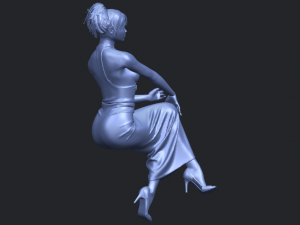 naked girl h09 3D-Druckmodell