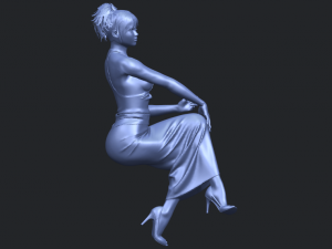 naked girl h09 3D-Druckmodell