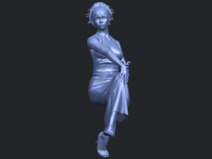 naked girl h09 3D-Druckmodell