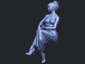 naked girl h09 3D-Druckmodell