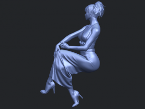 naked girl h09 3D-Druckmodell