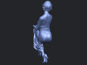 naked girl h09 3D-Druckmodell