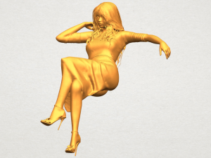 naked girl i01 3D Print Model