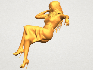 naked girl i01 Modèles 3D en vedette