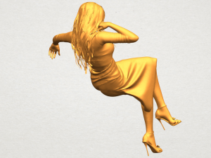 naked girl i01 Modèles 3D en vedette