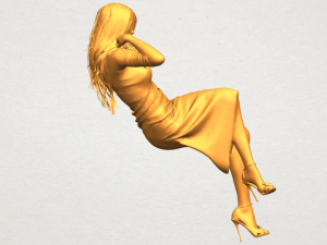 naked girl i01 Modèles 3D en vedette