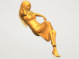 naked girl i01 Modèles 3D en vedette