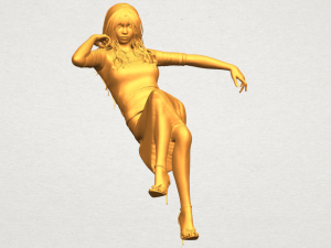 naked girl i01 Modèles 3D en vedette