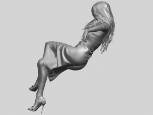 naked girl i01 Modèles 3D en vedette