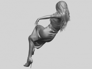 naked girl i01 Modèles 3D en vedette