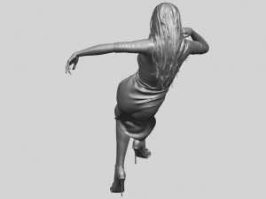 naked girl i01 Modèles 3D en vedette