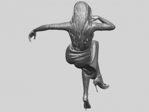 naked girl i01 Modèles 3D en vedette