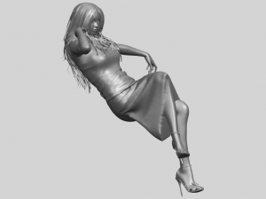 naked girl i01 Modèles 3D en vedette