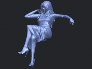 naked girl i01 Modèles 3D en vedette