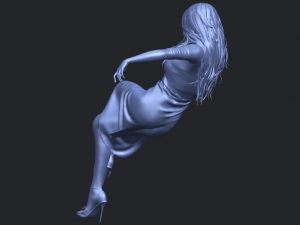 naked girl i01 Modèles 3D en vedette