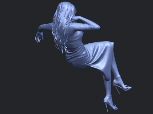 naked girl i01 Modèles 3D en vedette