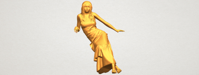 naked girl i02 3D Принт Модель .c4d .max .obj .3ds .fbx .stl .blend 