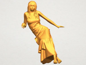 &ccedil;ıplak kız i02 3D Baskı Modeli