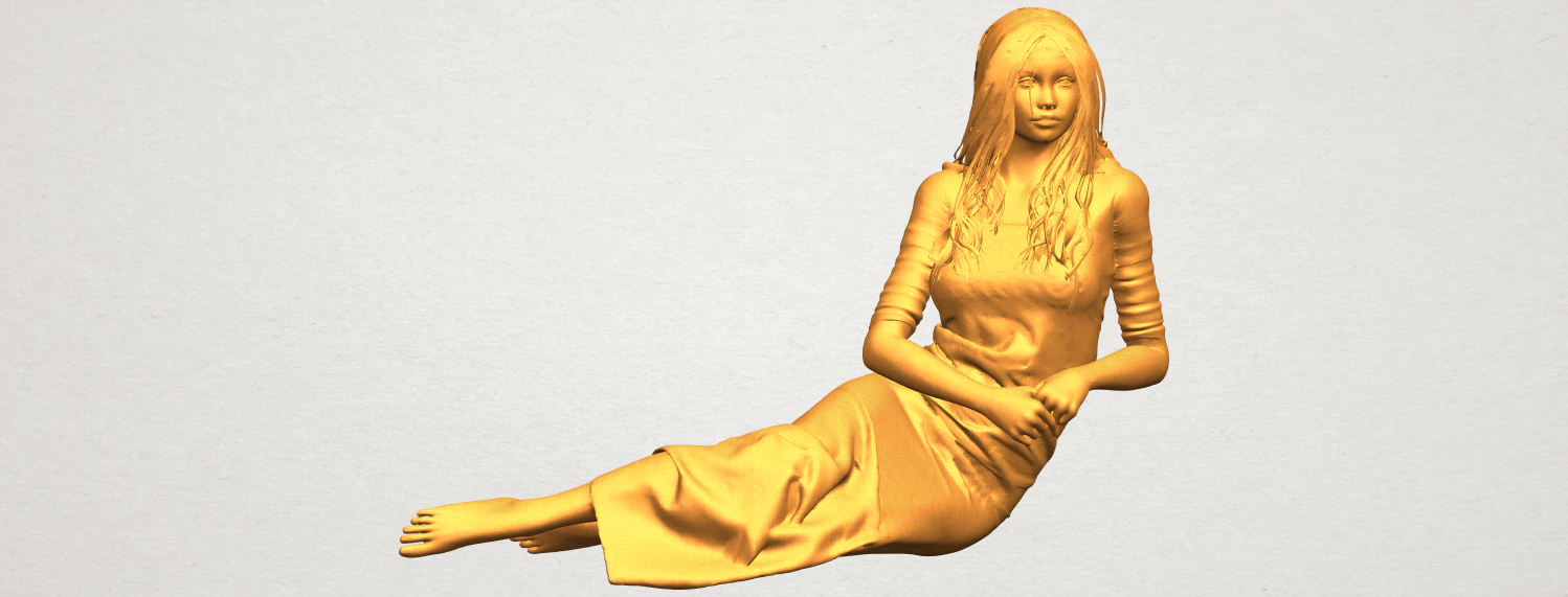 naked girl i04 3D Print Model .c4d .max .obj .3ds .fbx .stl .blend 