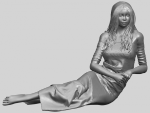naked girl i04 Model Cetak 3D