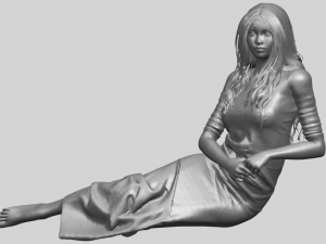 naked girl i04 Model Cetak 3D