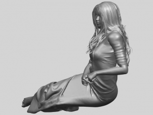naked girl i04 Model Cetak 3D