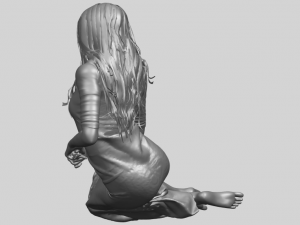 naked girl i04 Model Cetak 3D