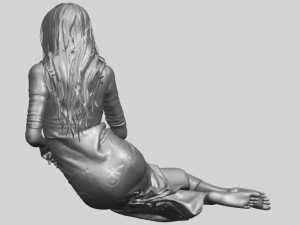 naked girl i04 Model Cetak 3D