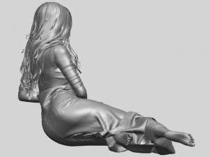 naked girl i04 Model Cetak 3D