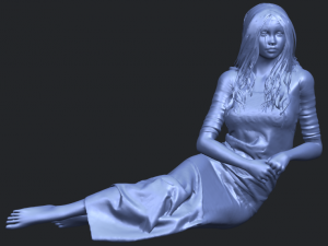 naked girl i04 Model Cetak 3D