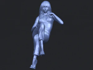 naked girl i05 3D Print Model