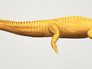 alligator 01 3Dプリントモデル