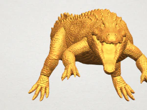 alligator 01 3D Print Model