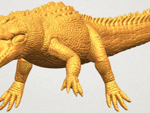 alligator 01 3D Print Model